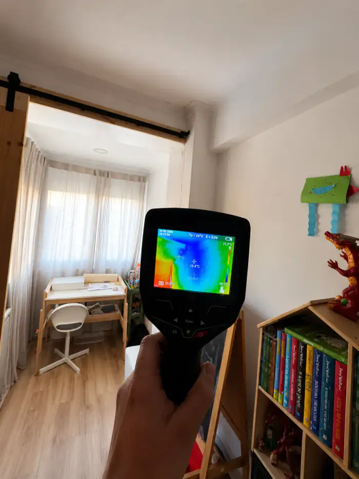 Diagnóstico de infiltração interior